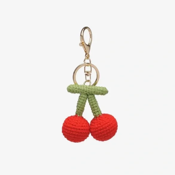 Urban Expressions Cherrylicious Keychain Bag Charm - Picture 2 of 2